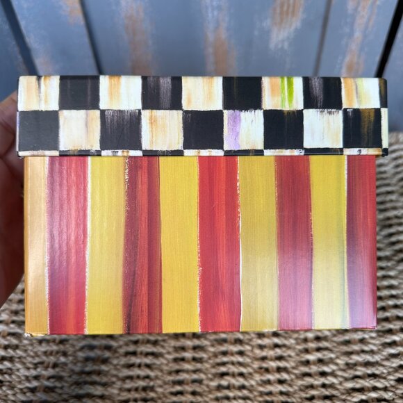 MacKenzi -Childs Storage Gift Boxes Set Of Two - Picture 5 of 16